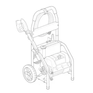 BRIGGS AND STRATTON Pressure Washer Model 020708-00 Image